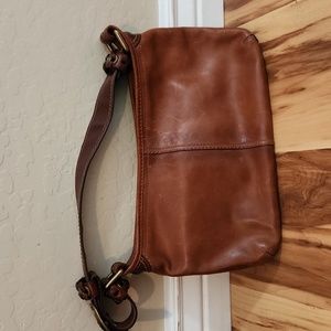 Leather Coach shoulder bag